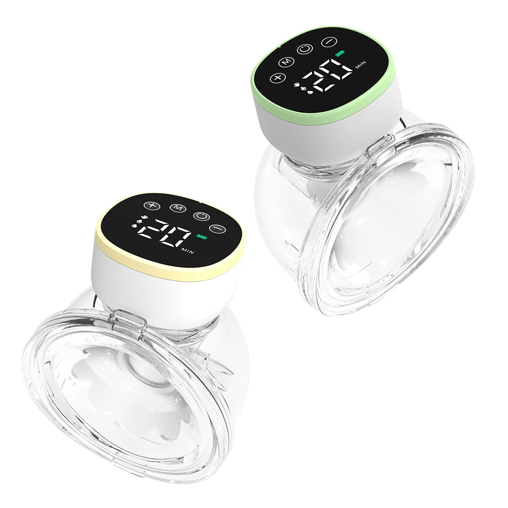 Electric Wearable Breast Pump Rechargeable Wireless Hands Free_voghion.com