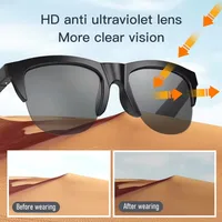 Smart Bluetooth V5.3 Sunglasses Glasses Call Outdoor Sports Headphones HIFI Black Technology Anti-touch UV For Men And Women - Image 5