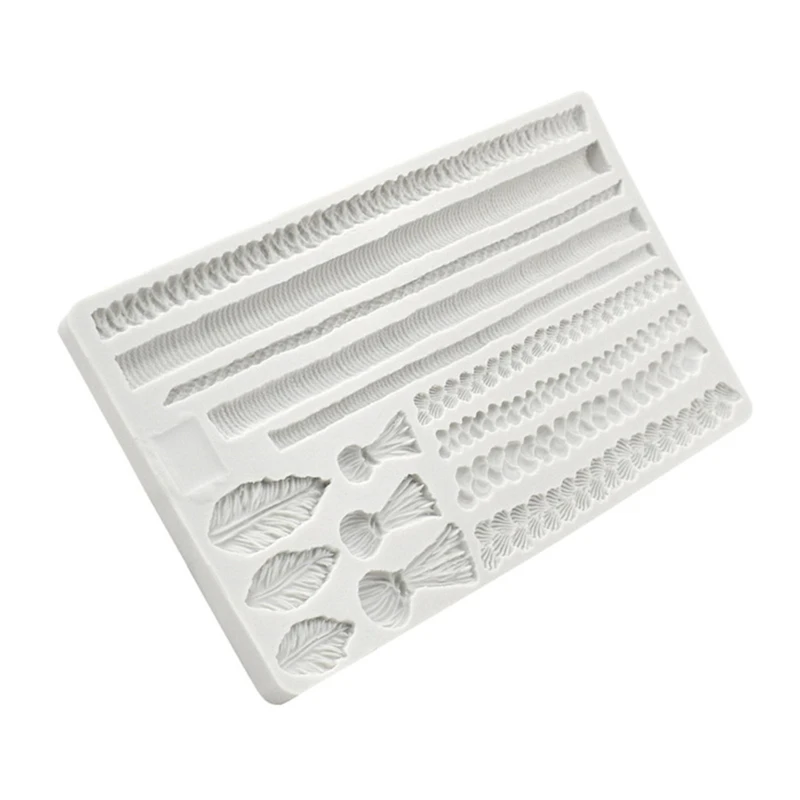 

Chocolate Moulds Hemp Rope & Tassel Baking Fondant Molds Silicone Material Dropship