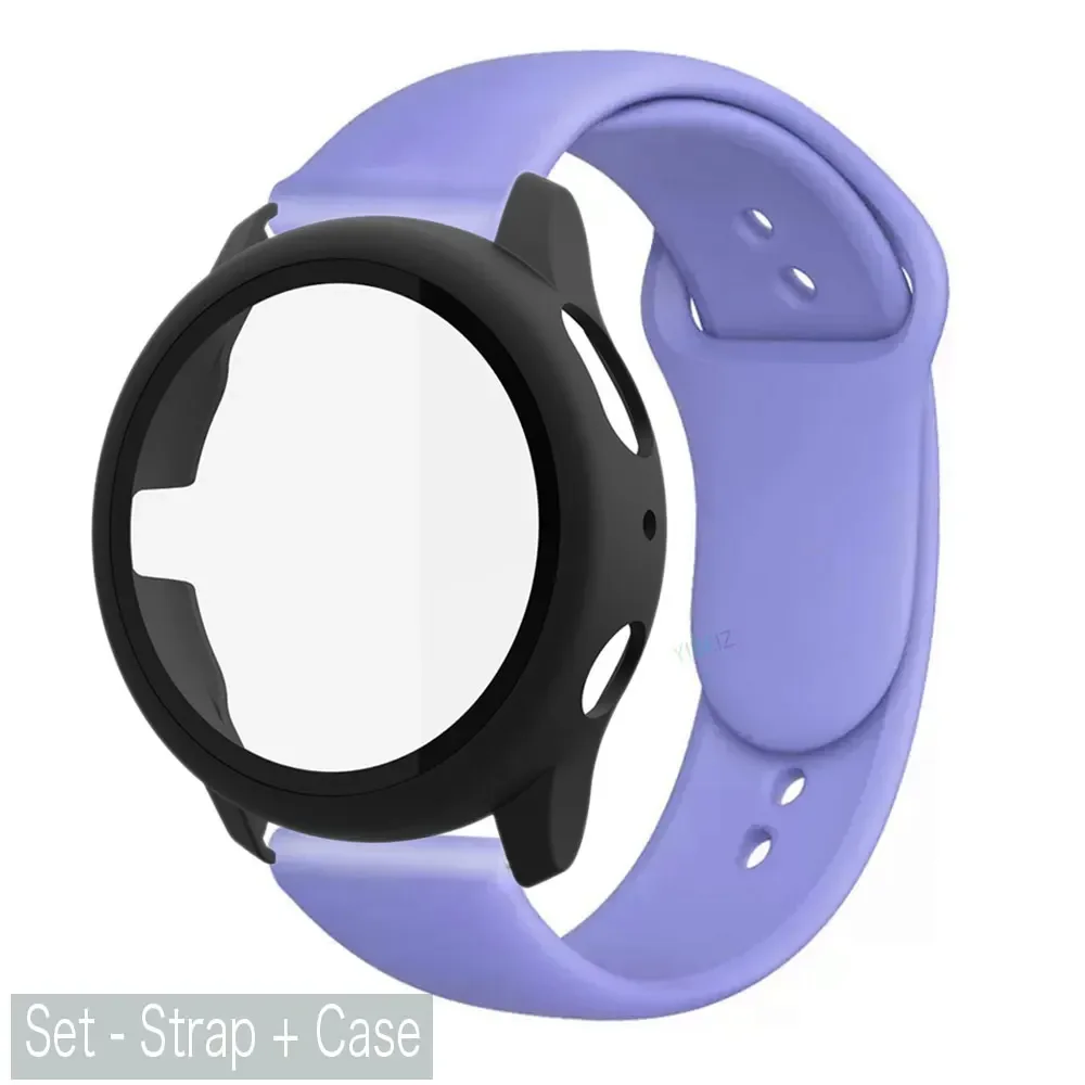 Protective Glass Film Case & Strap Set with Bracelet Accessories