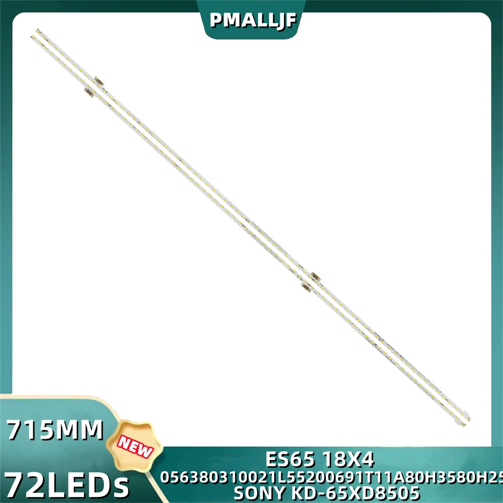 Conjunto Tira Conduzida para Sony Kd65x8500d Kd-65xd8505 65r 65l 18×4 Kd-65xd8577 Kd-65xd8599 056380310021l55200691t11a80h3580h25 Peças