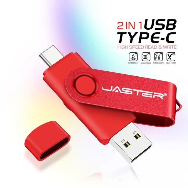 Unidad Flash USB OTG para teléfono móvil, Pendrive de alta velocidad de  64GB, 32GB, llavero blanco, logotipo personalizado gratis, TYPE-C -  AliExpress