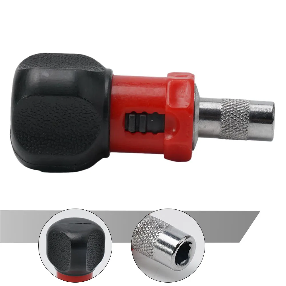 

Multifunctional Ratchet Wrench Screwdriver Hex Socket Screw Driver 6.35mm 80*33mm Anti-slip Handle Increase Friction