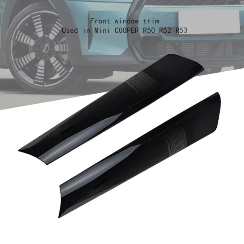 Front Left&Right Driver Side Window Windshield A Pillar Trim Molding 51137128157 For Mini Cooper R50 R52 R53 Black Trim Cover Windshield Molding Trim
