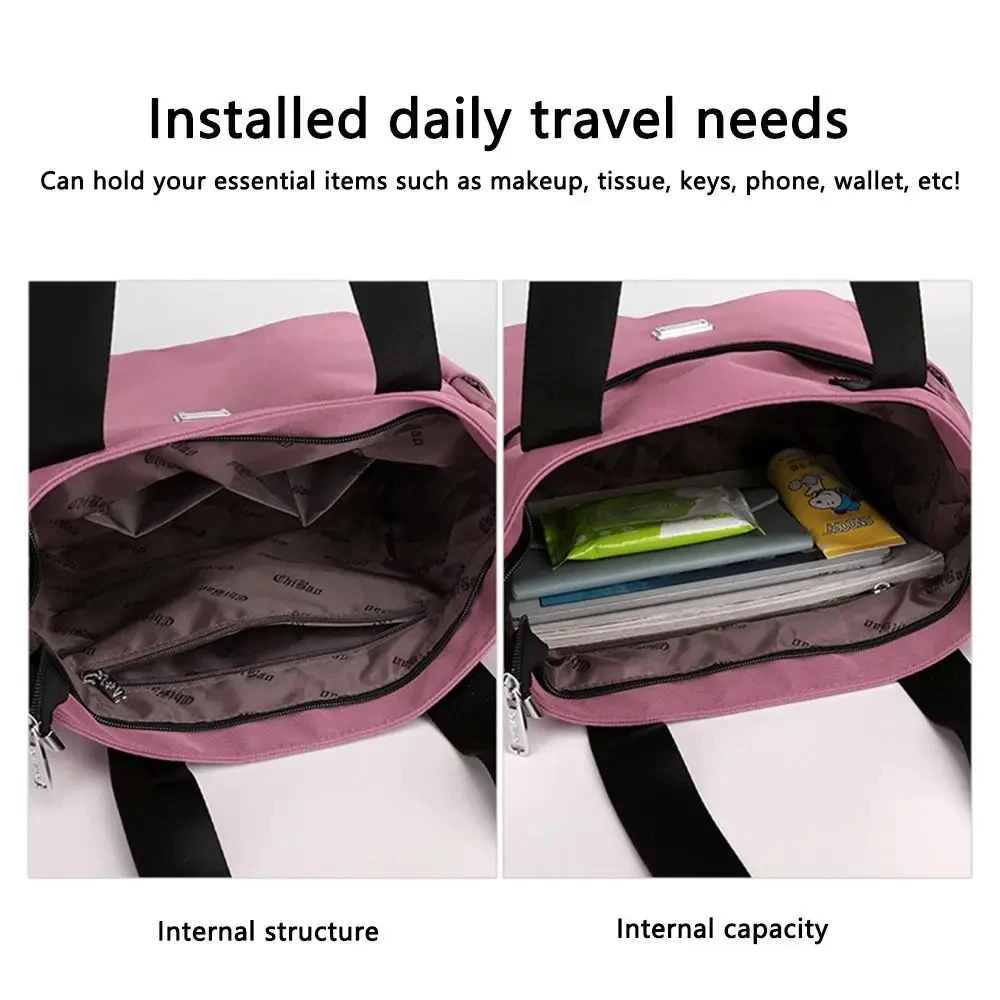 Lightweight Waterproof Nylon Shoulder Bag Large Capacity