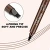 4 Point Eyebrow Pencil 4 Prong Tip Eyebrow Pen 4 Fork Eyebrow Pencil Waterproof Liquid Eyebrow Pencil Long Lasting Like Real 4