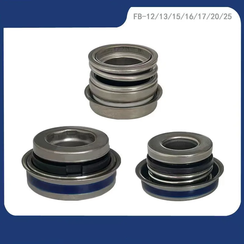Single Water Pump Seal Single Coil Spring Mechanical Shaft FB-12/13/15/16/17/19/20 1Pcs/5Pcs