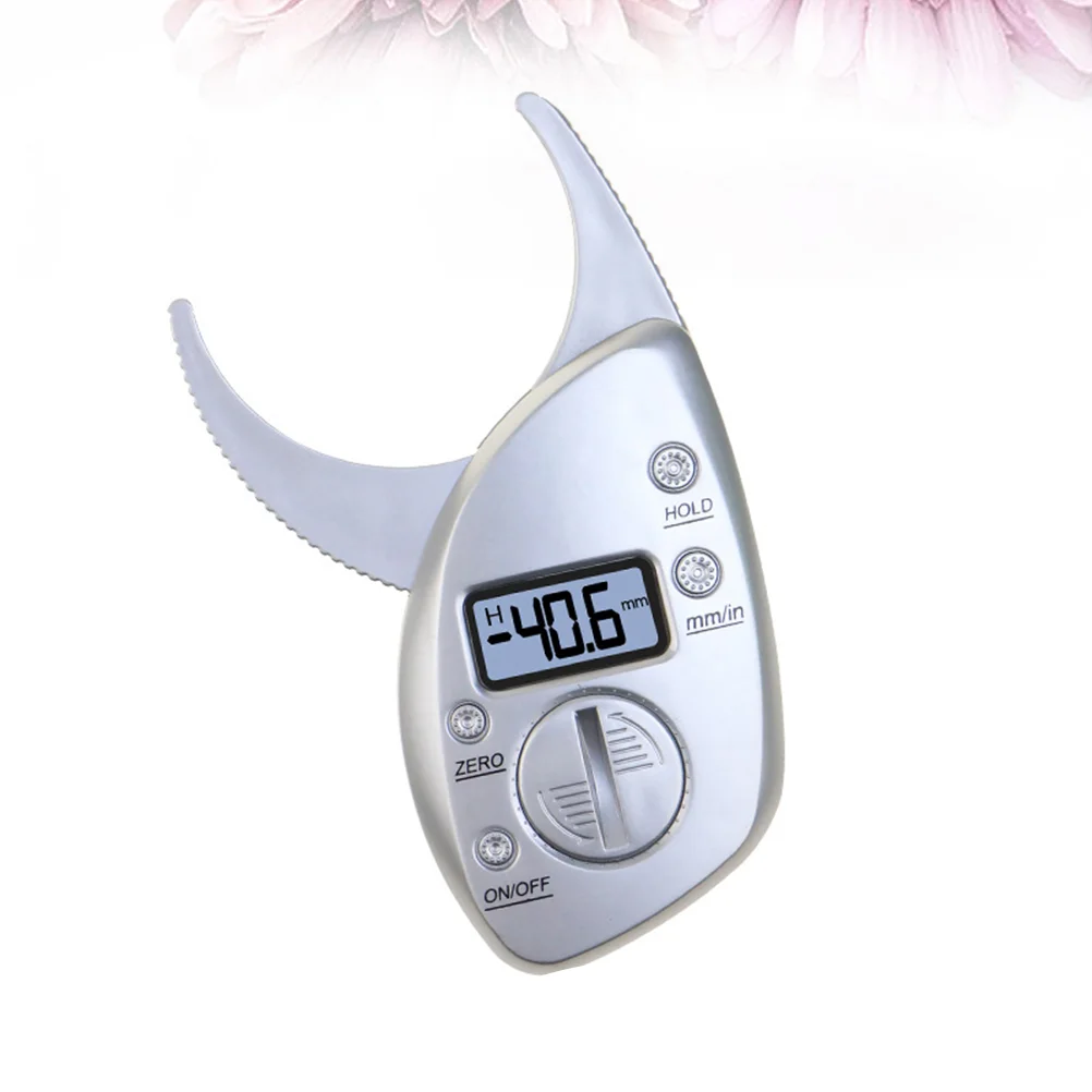 

1PC Digital Body Fat Caliper Fitness Body Fat Caliper Fat Measuring Tool with Clear Display Portable Fat Digital Display