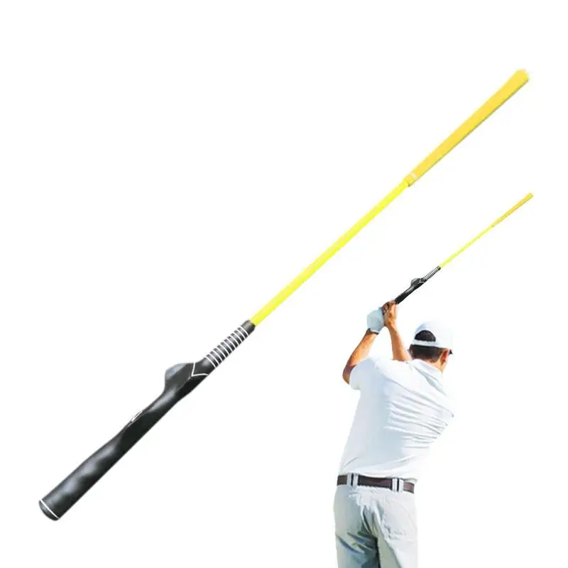 

Golf Swing Stick Outdoor Double Head Experienced Golfers Warm Up Stick Swing Stick With Solid Fiber Shaft For Outdoor Practice