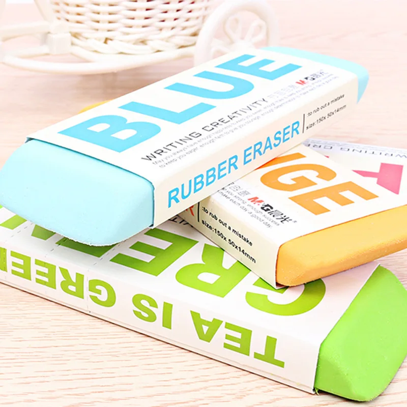 Super Jumbo Big Eraser Chipless Pencil Eraser Student Rubber Eraser Art Painting Eraser School Supplies Office Erase Giftsr