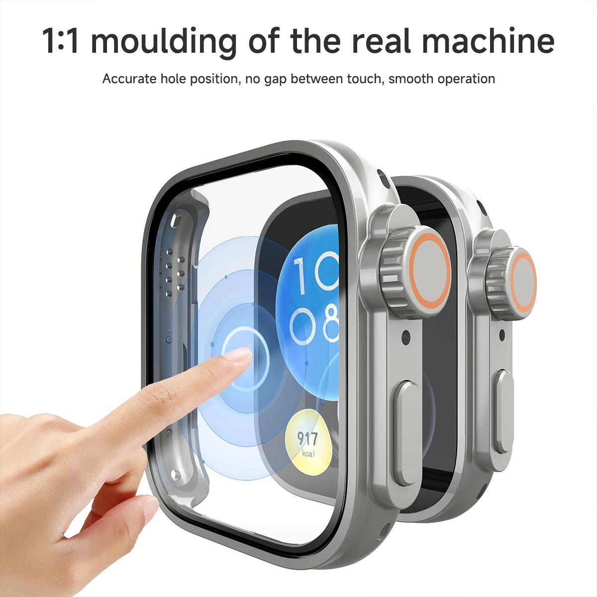 Ultra Case with Tempered Glass Screen Protector for Huawei Watch Fit Series