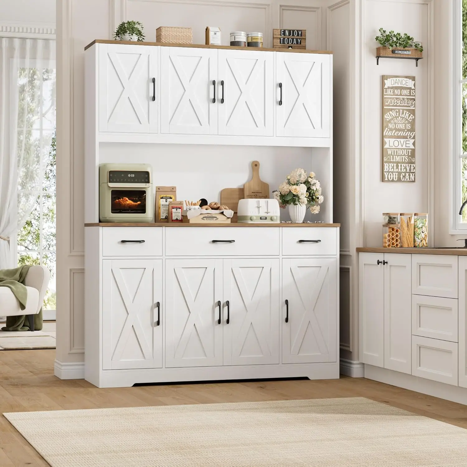 Modern Farmhouse Hutch 3