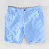 Cotton Linen Shorts for Men Summer New Solid White Straight Loose Holiday Shorts Man Casual  Button Fly Short Pants 037 1