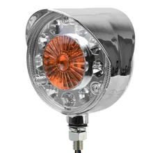 

24V Red/Yellow LED Turn Signal Lights for Trucks Cars Trailers Tractors Buses Boat Side Marker Lights Double Face Stop Light