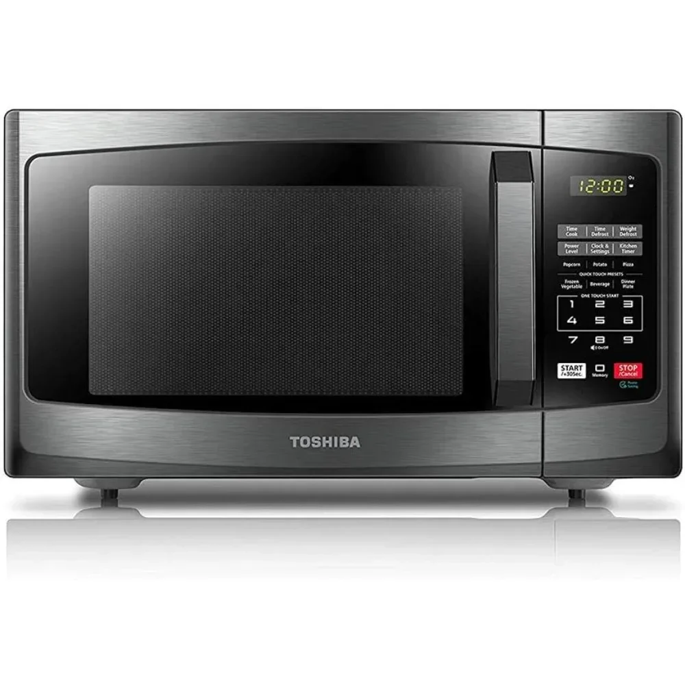 Microwave Oven 0.9 Cu Ft with 10.6 Inch Removable Turntable 6 Auto Menus Mute Function Child Lock