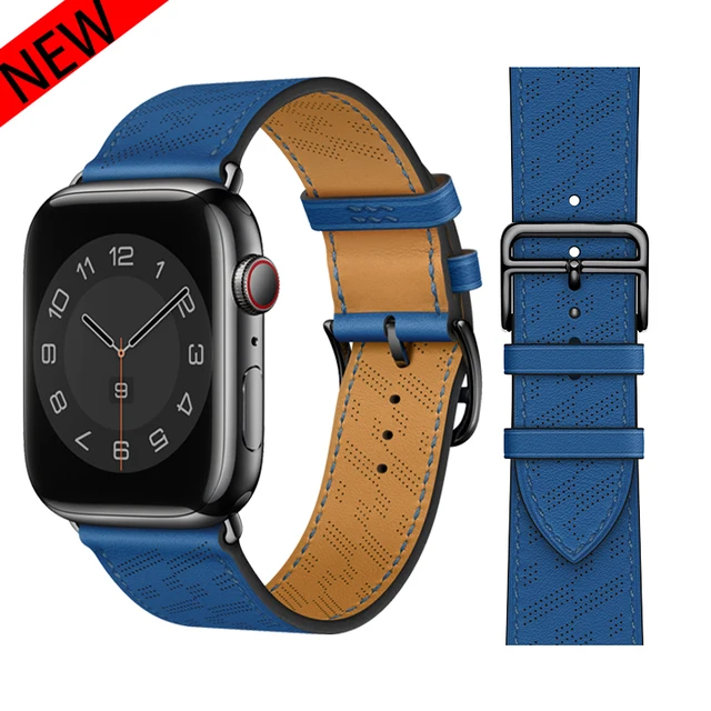 leather apple watch 44mm band