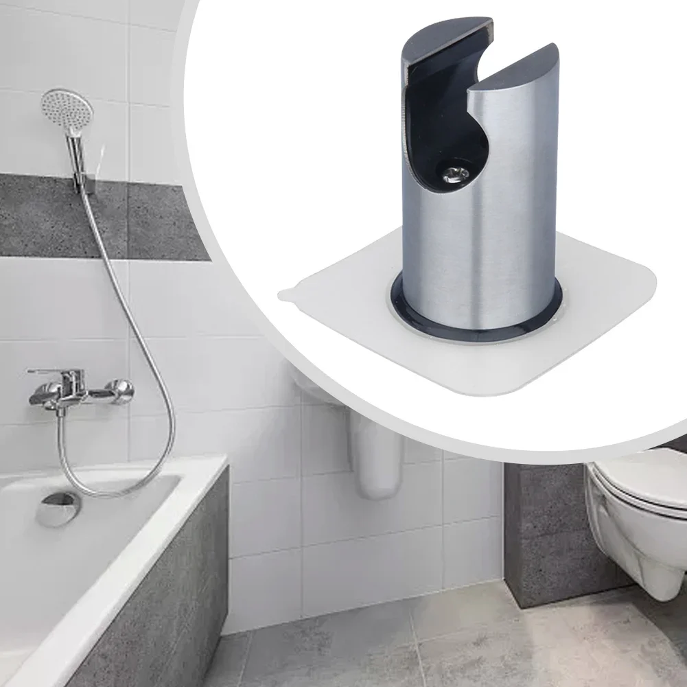 Description Picture 5 of item1pc Shower Head Holder Wall Mounted Shower Holder Self-Adhesive Showerhead Handheld Bracket Bathroom Accessories