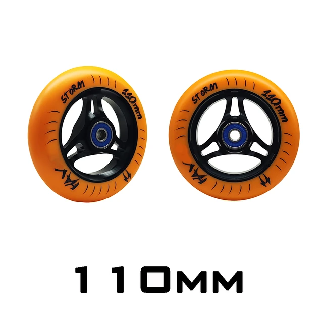 Roues en alliage pour trottinette, 2 pièces, 88A, 110mm, 100mm, MGP, roue  croate en fer agressif, 100, 110 - AliExpress