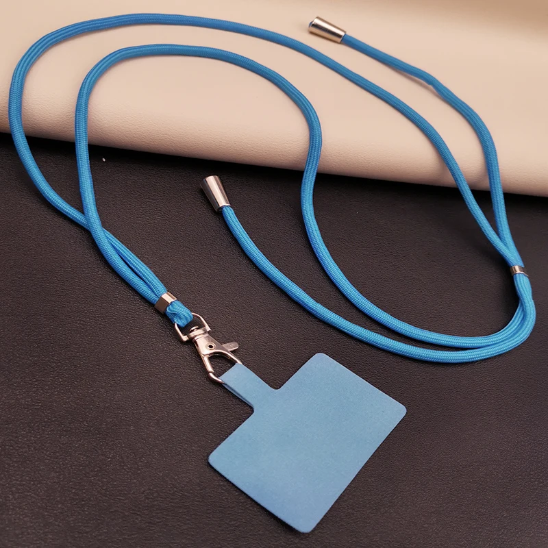 Adjustable Crossbody Phone Lanyard Necklace with Safety Clip