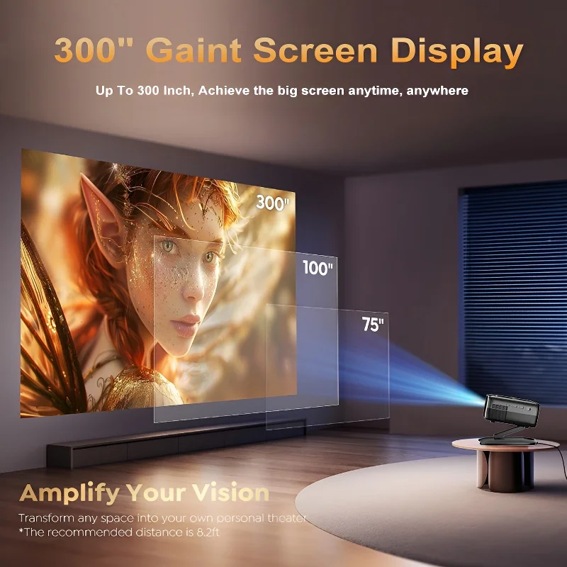 2025 M05 Android 12.0 Projector 4k 64G AutoFocus Projector