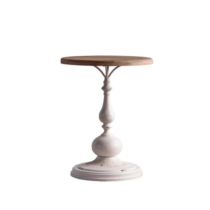 Retro Solid Wood Small Coffee Table Living Room Side Table Small Apartment Home Tea Balcony Coffee