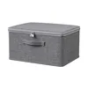 Foldable Fabric Storage Box Multi-Purpose Closet Organizer for Clothes Office Supplies Storage Trunks for Home Organization 6