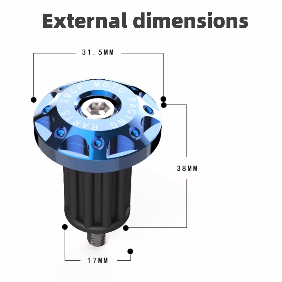 Aluminum Motorcycle Handle Plug Accessory for Modification