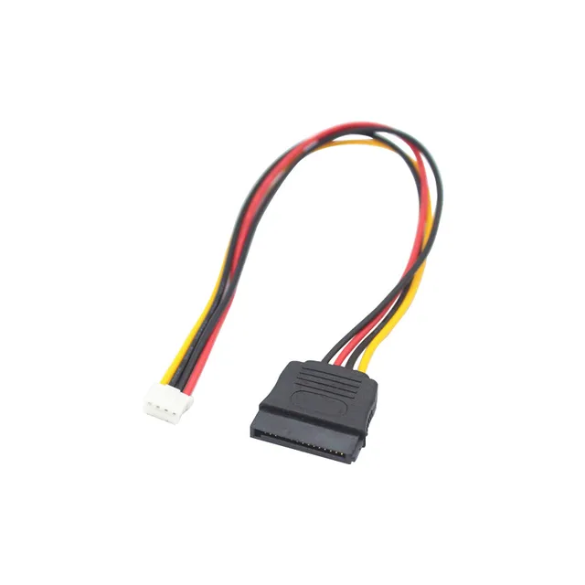 PH 2.0mm 4Pin Small Type to 15Pin HDD SATA Power Supply Cable Cord ...