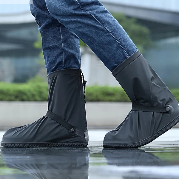 Rain shoe cover PVC outdoor travel shoe cover rainy day waterproof non-slip silicone rainproof boot Reusable