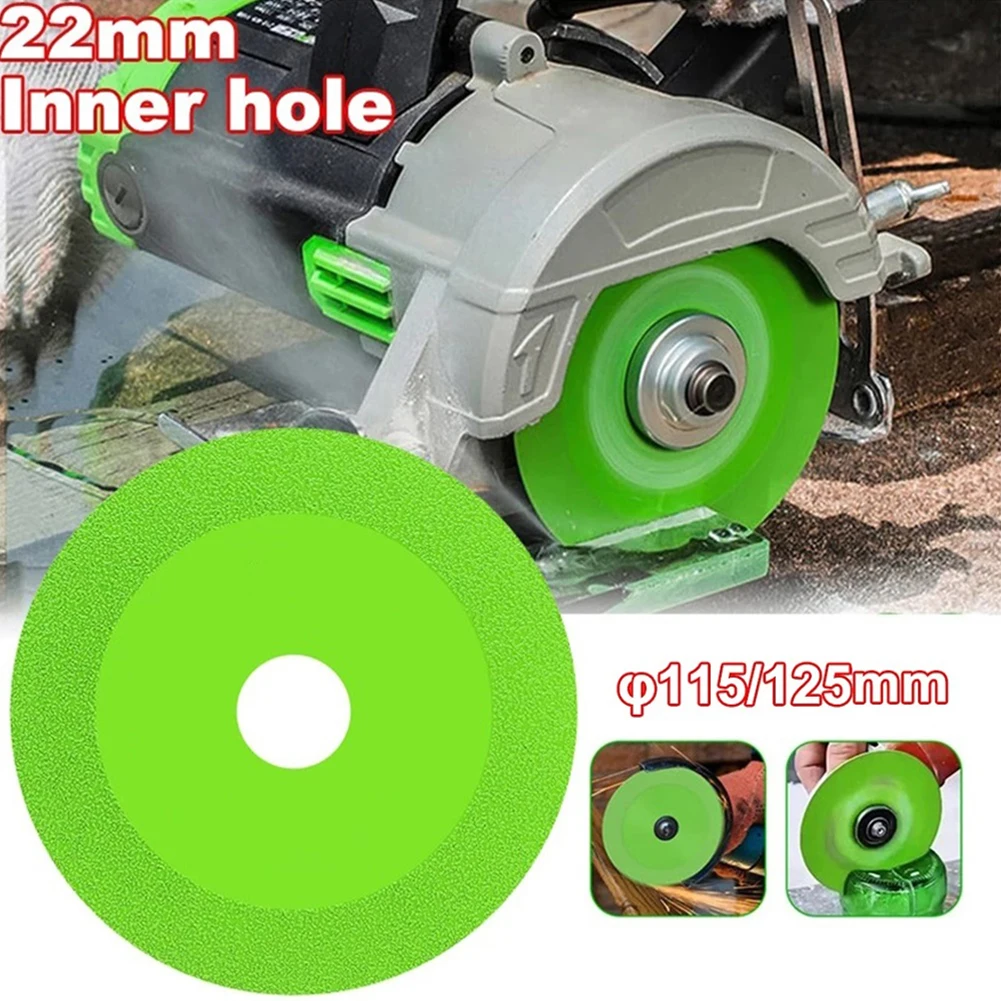 115/125mm Glas Trennscheibe Diamant Marmor Keramik Fliesen Jade Schleifen Klinge Für Jade Kristall Schleifen Rad Glas schneiden Blatt – Detail 1