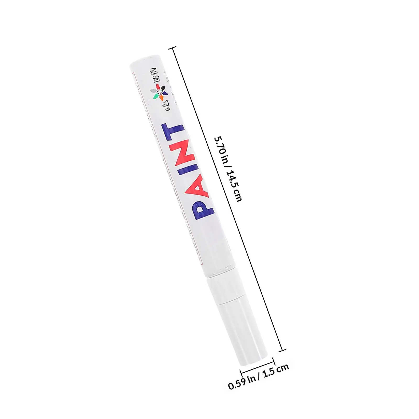 5Pcs 오일 기반 페인트 마커 DIY 그래피티 자동차 타이어 터치업 금속 플라스틱용 영구 속건성 방수 생생한 색상