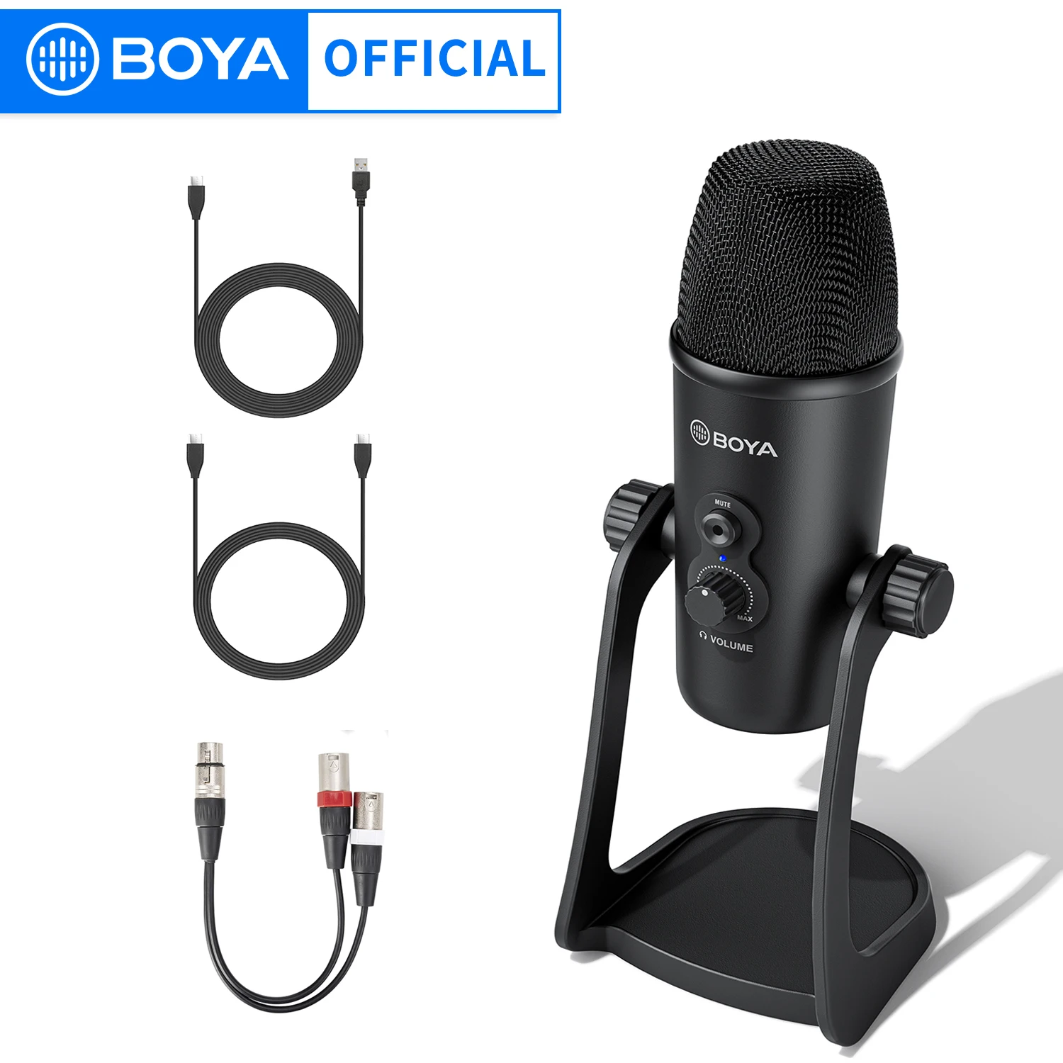 BOYAUSBXLRCondenserMicrophoneBYPM700ProProfessionalMicforPC