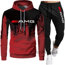 

Men's new hot hooded sweater trousers suit running sports autumn and winter series fitness travel leisure home