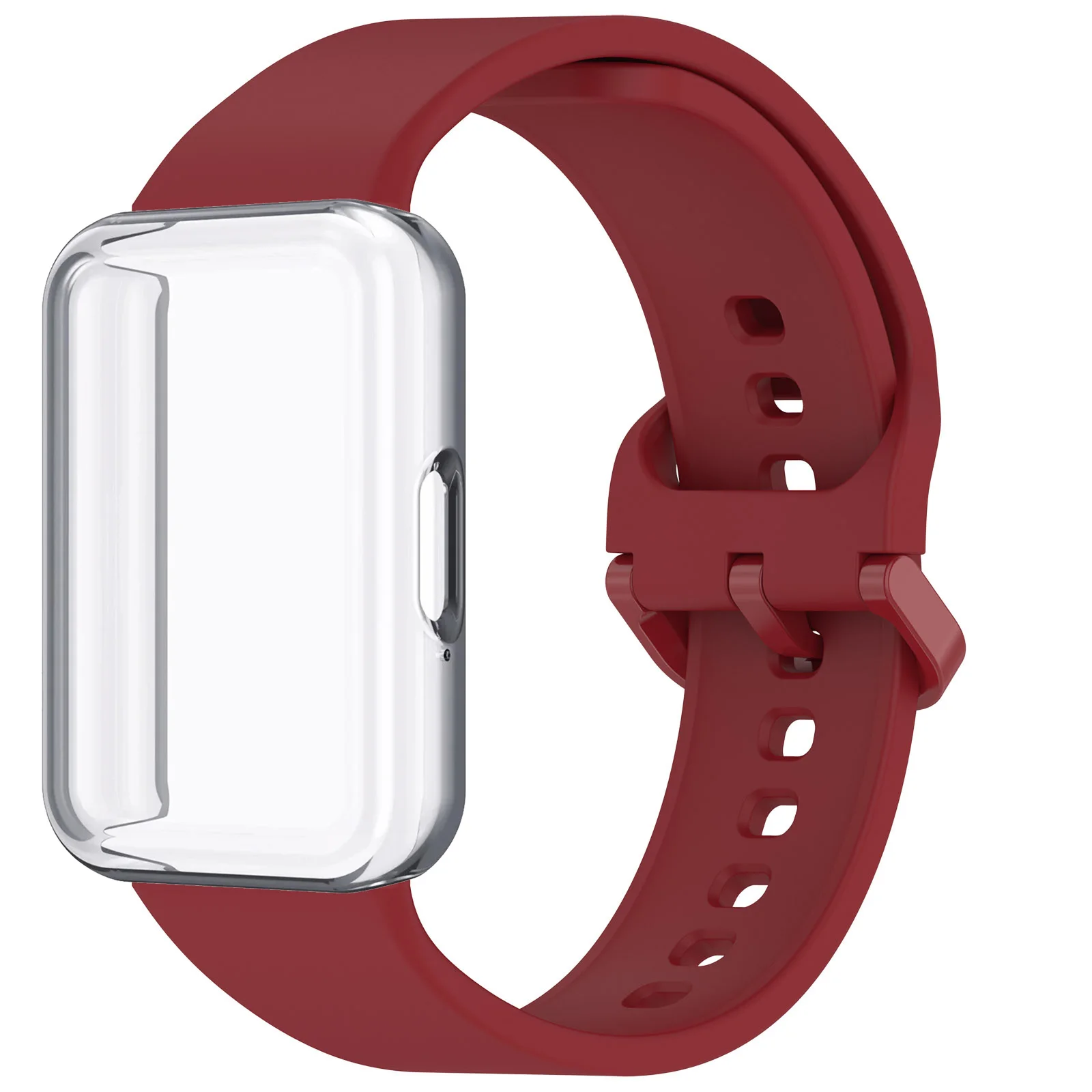 Silicone Strap and Protective Case Kit for Fitness Band Accessories