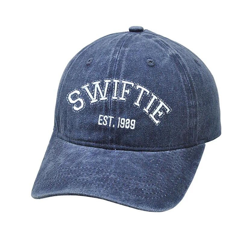 New Taylors The Swifts Baseball Caps 1989 Embroidery Hats Retro Cotton Duck Tongue Hat Outdoors Unisex for Fans Birthday Gifts 3