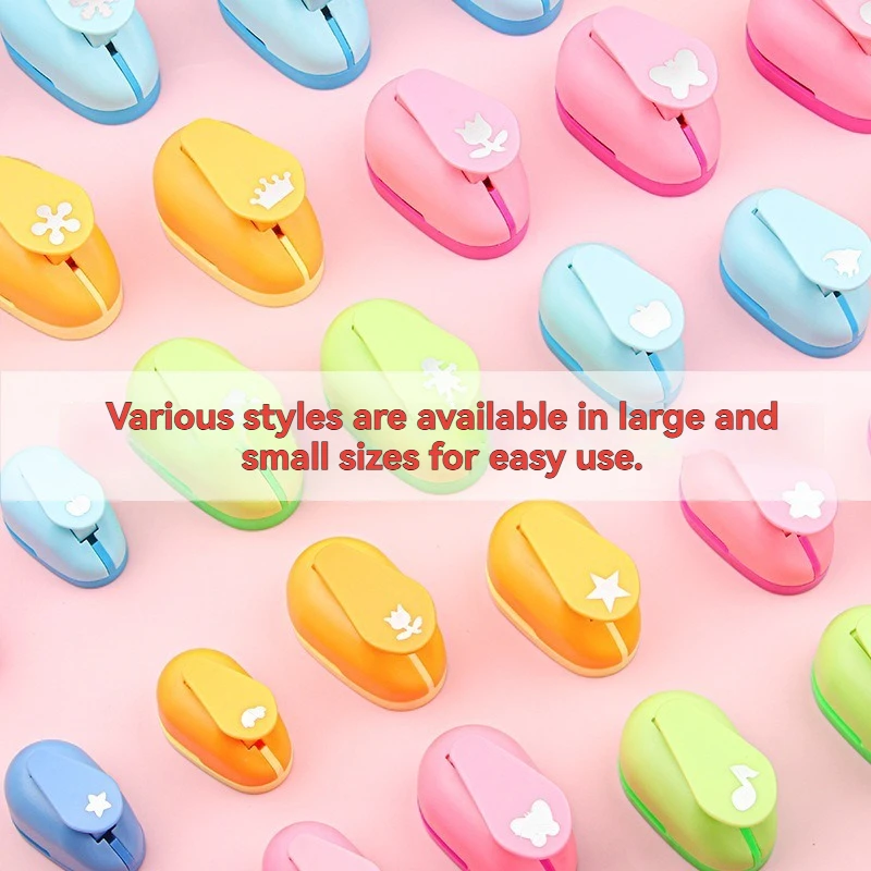 Flower Punch Furador 5*3*4.5cm Diy Paper Cut Eva Foam Maker Puncher Scrapbooking Labor Saving for Kid Hole Punch Embossing