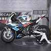 1/9 M1000RR S1000RR Alloy Racing Motorcycle Diecast Street Sports Motorcycle Model Simulation With Light Collection Kid Toy Gift 2