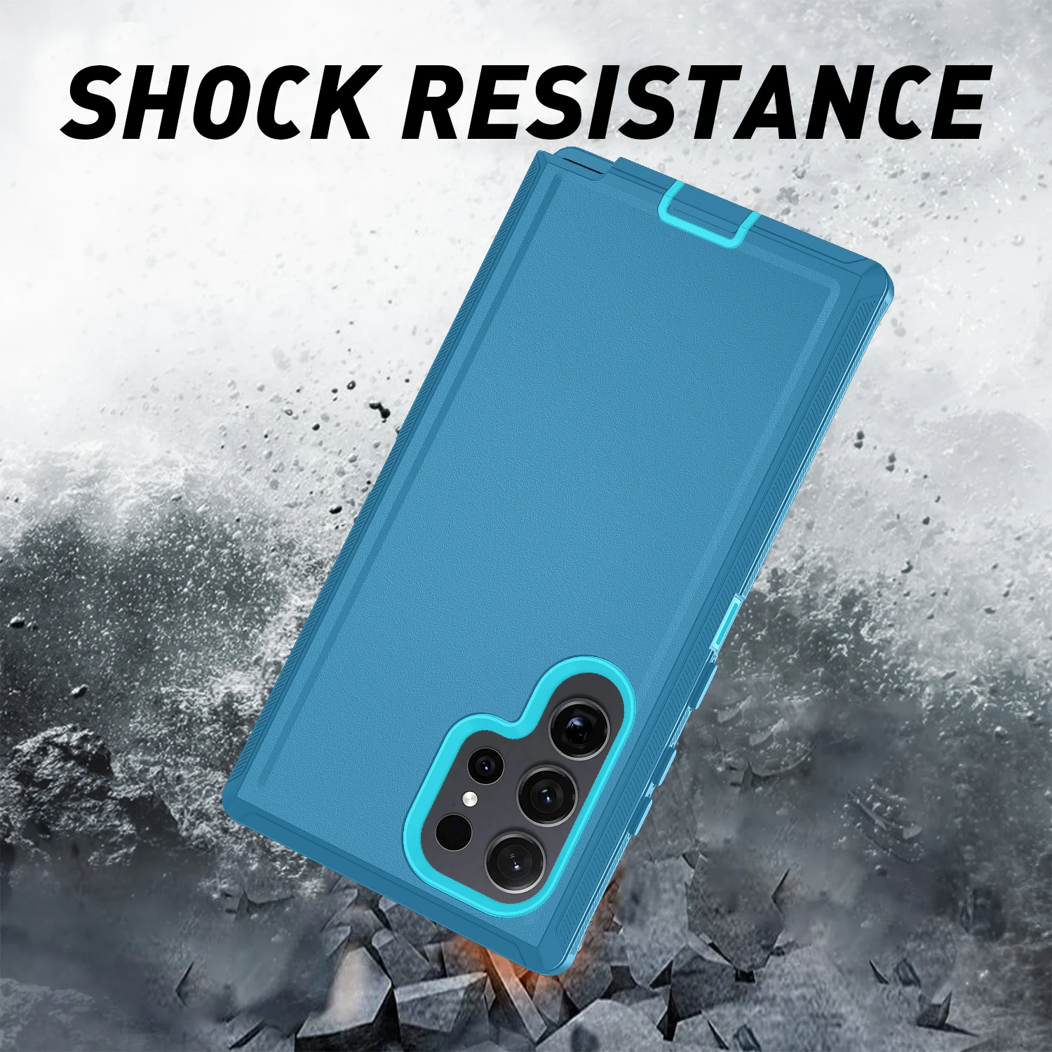 Armor Shockproof Defender Phone Case with Hard PC+TPU Back Cover