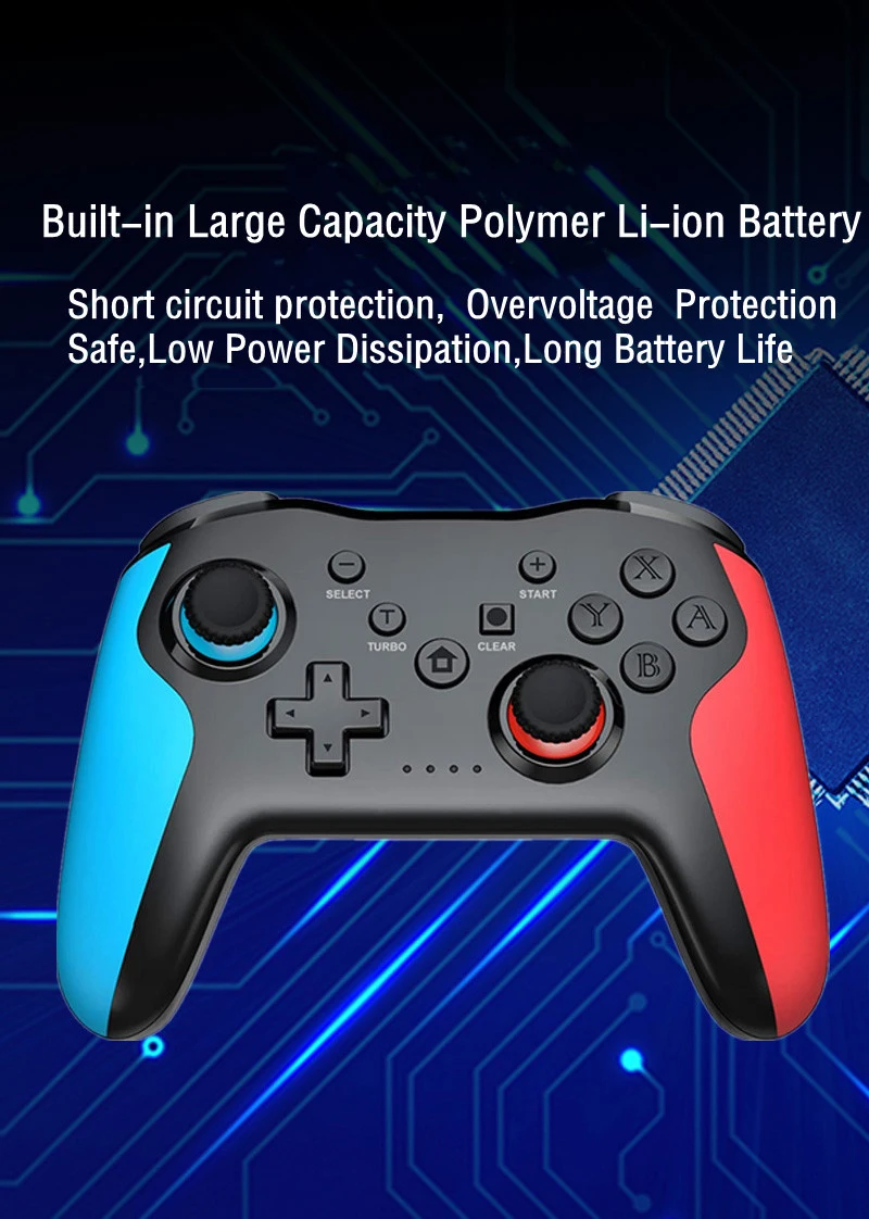 Bluetooth 2.4G Wireless Controller For Nintendo Switch Pro Smartphone PC TV Box Tablet PS3 Tesla Gamepad PC Joystick Controller