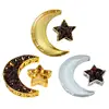 L9NB Eid Mubarak Moon Star Serving Tray Tableware Dessert Storage Container Ramadan Muslim Islamic Party Supply 1