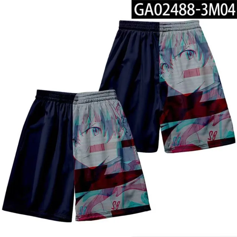 EVA Anime Neon Genesis Evangelion Co branded Asuka Pants Men's