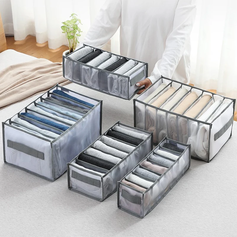 Jeans Organization Storage Box Closet Organizer Clothing Organization  System Drawer Organizers Cabinet Pants Storage Organizer - AliExpress