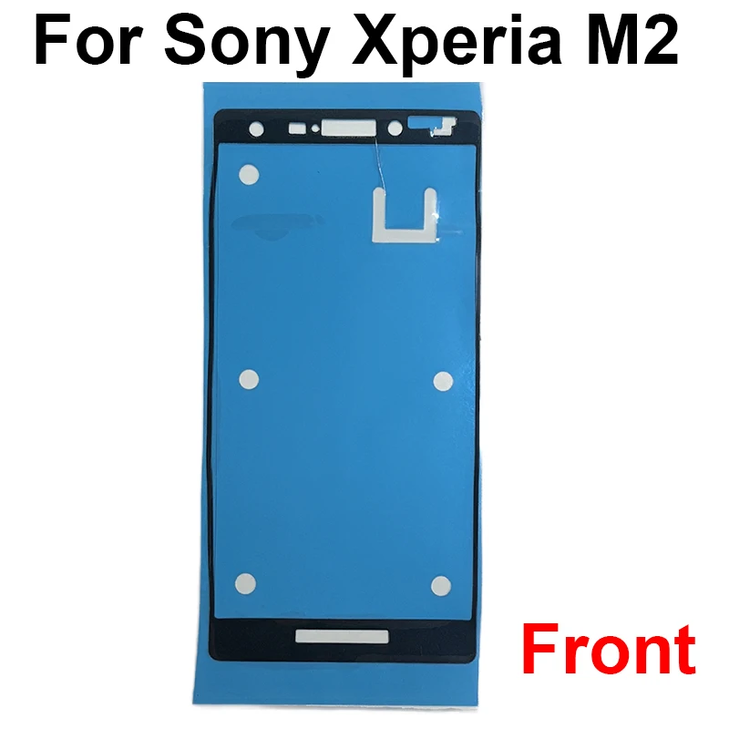 xperia M2 아쿠아 S50T D2306 후면 하우징 용 디스플레이 3M 접착 테이프 M2 S50h D2303 D2302 D2305 용 방수 접착제