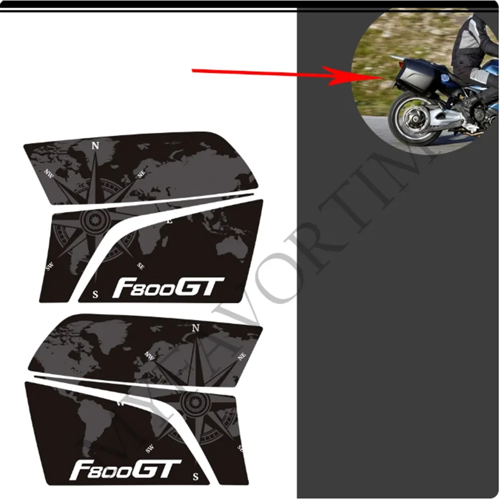 Motorcycle For BMW F800GT F 800 F800 GT Stickers Decals Protector Tank Pad Grips Trunk Luggage Panniers Side Cases