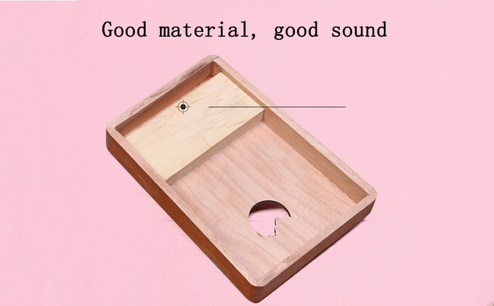 Lydesy Kalimba Daumenklavier-Set 17 Tasten Manuell Gestimmtes Kalimba Tragbares Fingerklavier Geburtstags- und Festivalgeschenke für Kinder, Erwachsene und Anfänger – Detail 6
