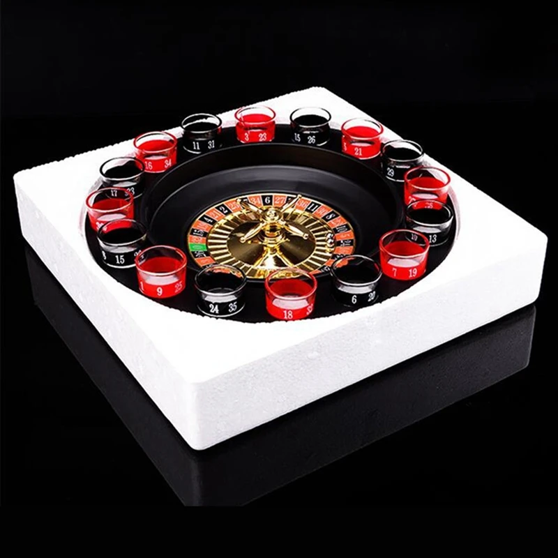 16-Hole Russian Roulette Wheel Spinning Wine Glass Game KTV Roulette Game  Wine Glass Spinning Wheel - AliExpress