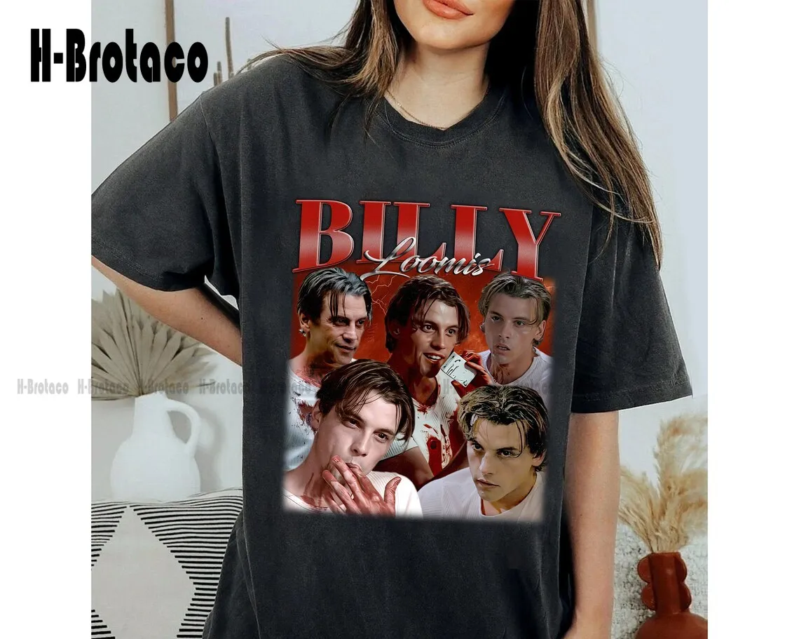 T-Shirt Billy Loomis, Billy Loomis Vintage Merch Tees, Billy Loomis Camicia Unisex Per Coppie