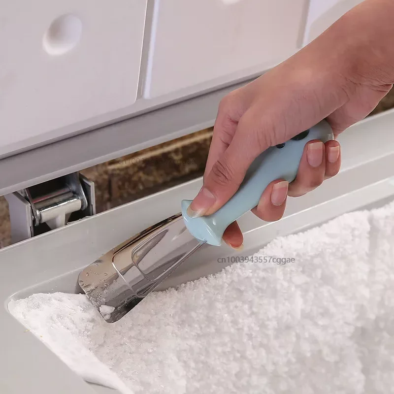 Stainless-Steel-Ice-Scraper-for-Home-Kitchen-and-Fridge-Defrosting-with ...