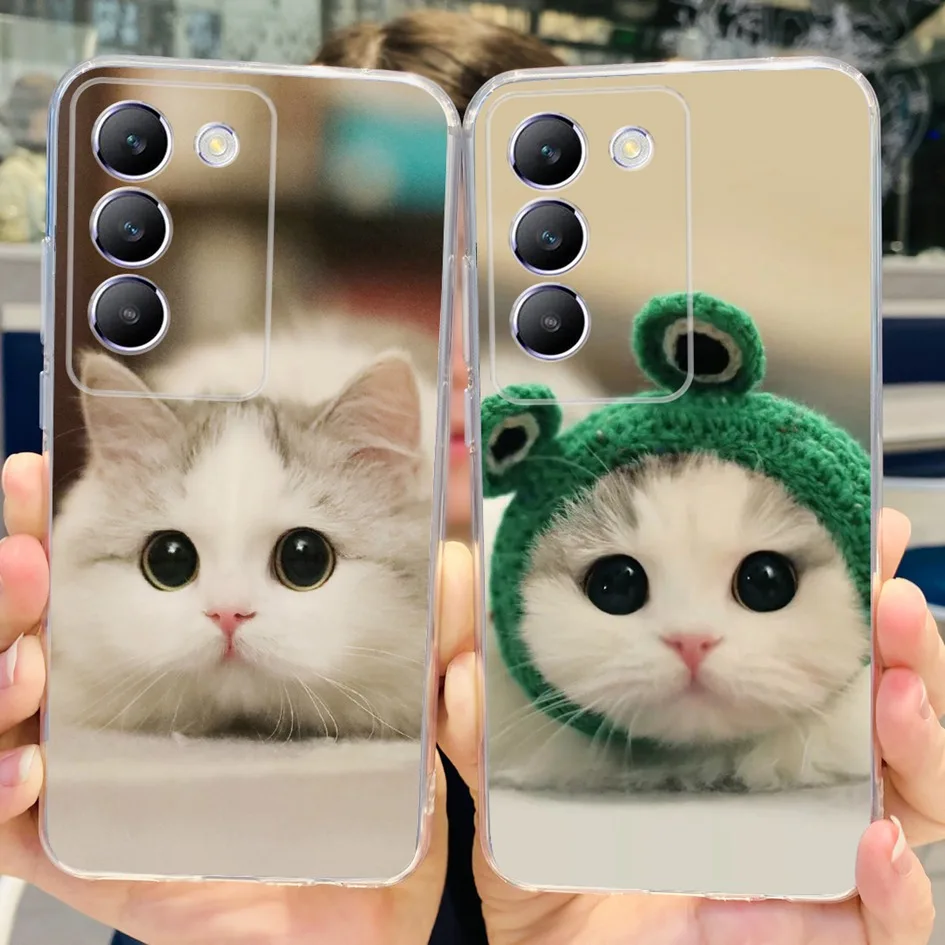 Elegant Flower Transparent Silicone Soft Back Cover
