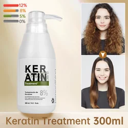 PURC 300ml Professional Keratin Hair Treatment Cream Straightening Smoothing For Frizzy Brazilian Keratin Products Hair Care